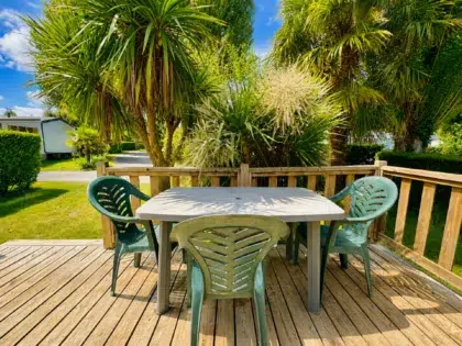 camping cabourg mobil home 2chambres 3
