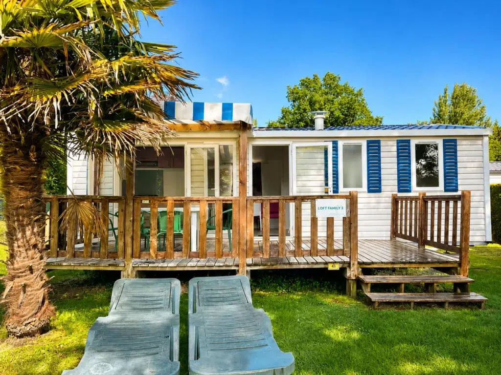 camping cabourg mobil home 3 chambres 2
