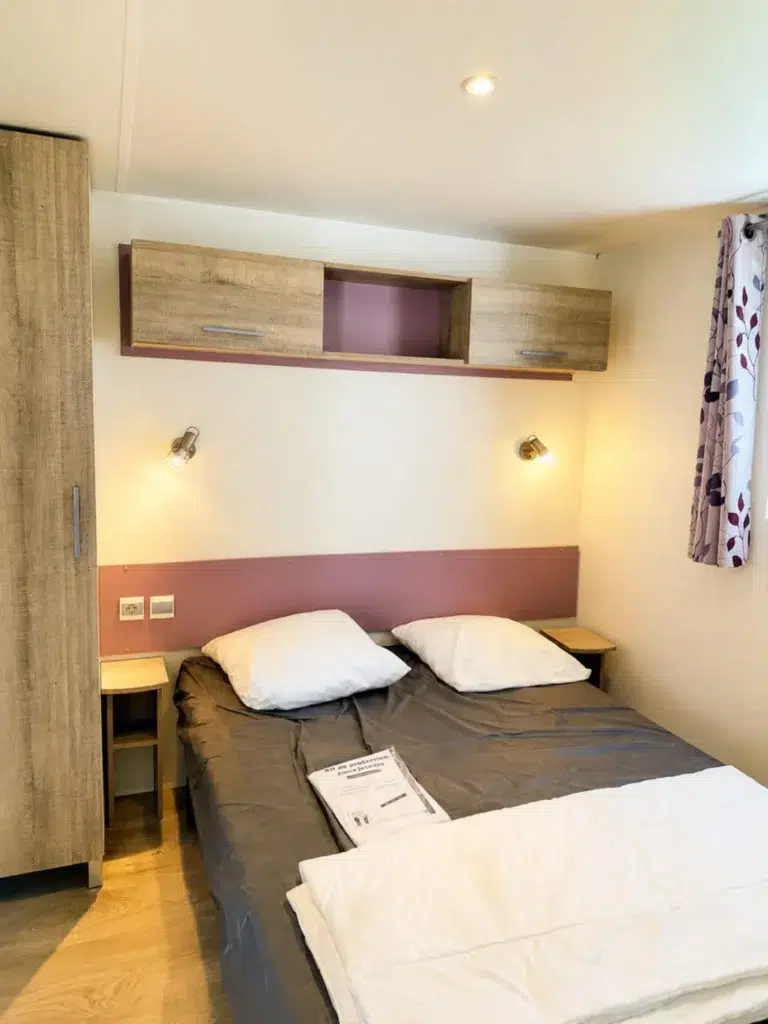 camping cabourg mobil home 2chambres 2